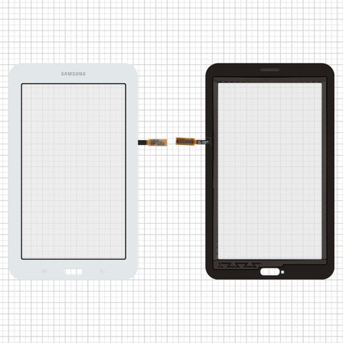 Сенсорний екран для Samsung T110 Galaxy Tab 3 Lite 7.0, T113 Galaxy Tab 3 Lite 7.0, T115 Galaxy Tab 3 Lite 7.0, білий, версія Wi fi 