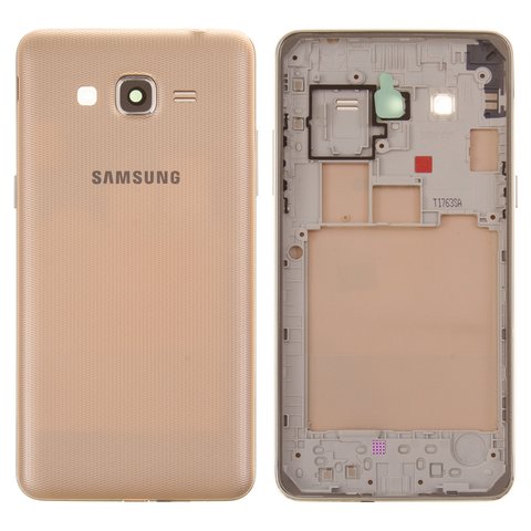 Корпус для Samsung G532 Galaxy J2 Prime, золотистый