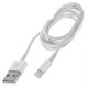 USB кабель, USB тип-A, Lightning, 100 см, білий, Original (PRC)