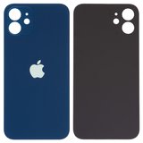 Задняя панель корпуса для iPhone 12, синяя, не нужно снимать стекло камеры, Copy, big hole