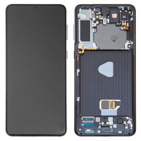 Дисплей для Samsung G996 Galaxy S21 Plus 5G, чорний, з рамкою, Original PRC , phantom black