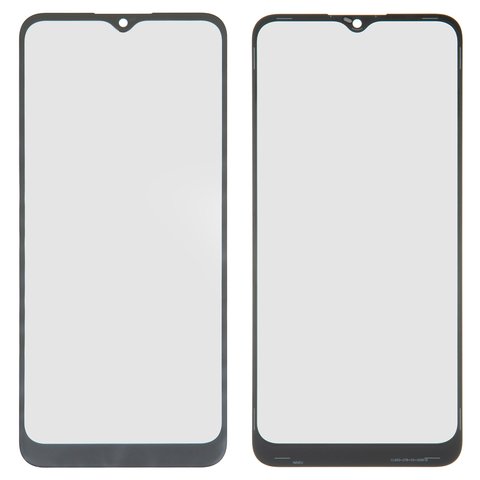 Стекло корпуса для Samsung A025G Galaxy A02s, M025 Galaxy M02s, с OCA пленкой, черное, 163 mm