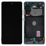 Дисплей для Samsung G780 Galaxy S20 FE, мятный, с рамкой, Original (PRC)