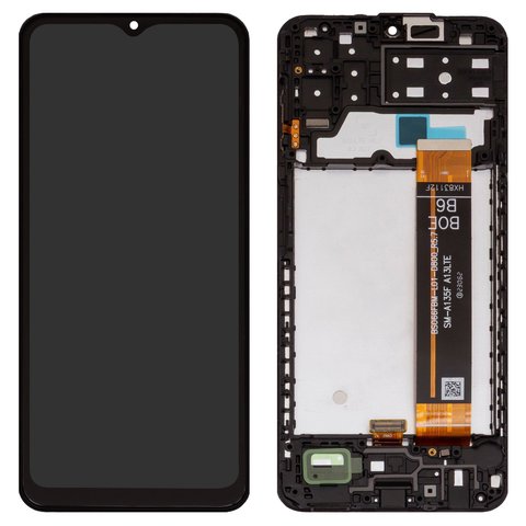 Дисплей для Samsung A135 Galaxy A13, M135 Galaxy M13, чорний, з рамкою, Original PRC , BS066FBM L01 D800_R5.7