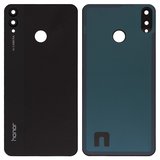Задня панель корпуса для Huawei Honor 8X, чорна, із склом камери