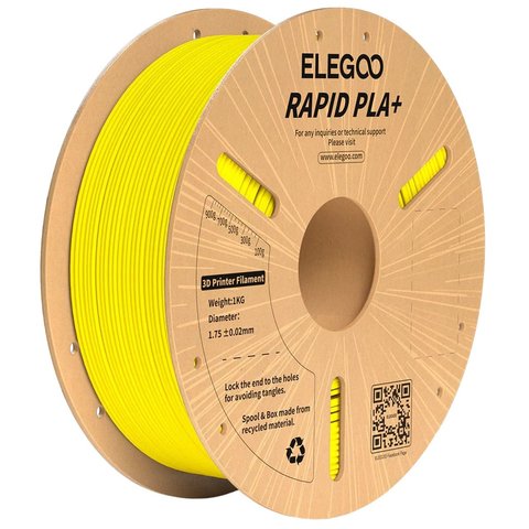 Філамент ELEGOO RAPID PLA+, жовтий yellow , 1 кг