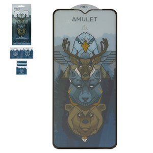 Защитное стекло iNobi Amulet для ZTE Blade A34, Blade A54, Blade A73 4G, Full Glue, Anti Static, черный