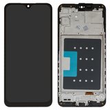 Дисплей для Samsung A166 Galaxy A16 5G, чорний, з рамкою, Сopy, (TFT)