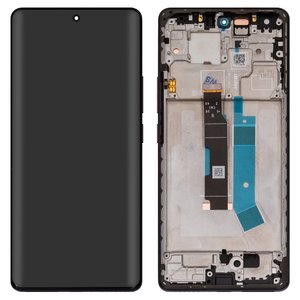 Дисплей для Xiaomi Redmi Note 14 Pro 4G, черный, с рамкой, Original PRC , 24116RACCG