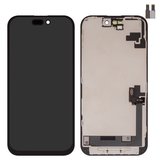 Дисплей для iPhone 16, черный, с рамкой, Copy, (TFT), ZY, LTPS FHD