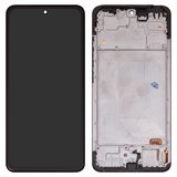 Дисплей для Xiaomi Redmi Note 14 4G, черный, с рамкой, High Copy, 161.5mm, (OLED), 24117RN76E, EU version