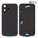 Корпус для iPhone 16, черный, с держателем SIM-карты, с боковыми кнопками, Original (PRC), EU version