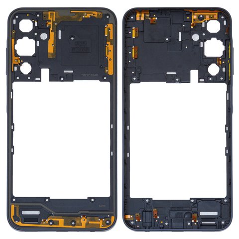 Средняя часть корпуса для Samsung A256 Galaxy A25, черная