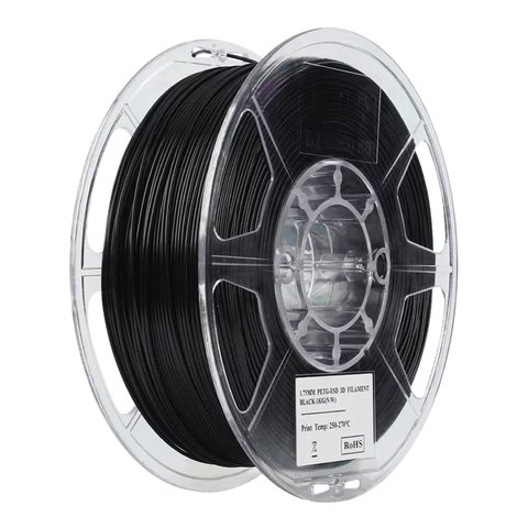 Філамент для 3D принтера eSUN PETG ESD Black, 1 кг