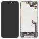 Дисплей для iPhone 15 Plus, черный, с рамкой, High Copy, без ошибки, (OLED), DD-OLED OEM soft, diagnosable