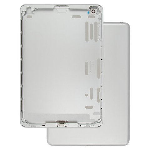 Housing Back Cover compatible with iPad Mini, silver, version Wi Fi  