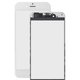 Housing Glass compatible with iPhone 6, (with OCA film, with frames, white)