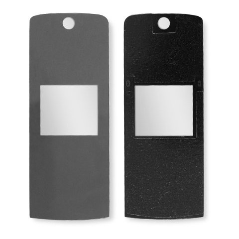 Vidrio de carcasa puede usarse con Motorola K1, exterior, negro