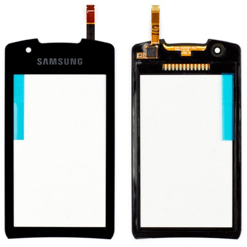 Touchscreen compatible with Samsung S5620 Monte, black 