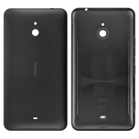 Задняя панель корпуса для Nokia 1320 Lumia, черная, с боковыми кнопками