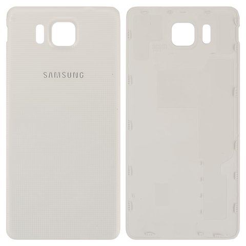 Battery Back Cover compatible with Samsung G850F Galaxy Alpha, white 