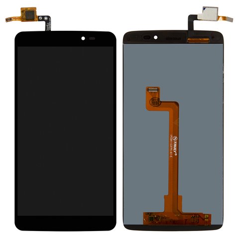 LCD compatible with Alcatel One Touch 6045I Idol 3, black 