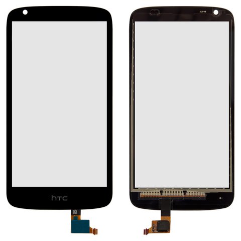 Touchscreen compatible with HTC Desire 526, black, 130 × 66.5 mm  