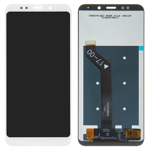 Pantalla LCD puede usarse con Xiaomi Redmi 5 Plus, blanco, Original PRC 