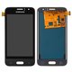 Pantalla LCD puede usarse con Samsung J120 Galaxy J1 (2016), negro, sin ajuste de brillo, sin marco, Copy