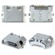 Charge Connector compatible with Huawei Honor 4X, P8 Lite (ALE L21), (5 pin, micro USB type-B)