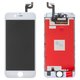 LCD compatible with Apple iPhone 6S, (white, with frame, AAA, NCC ESR ColorX)