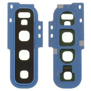 Camera Lens compatible with Samsung G973 Galaxy S10, dark blue, with frames, prism blue 