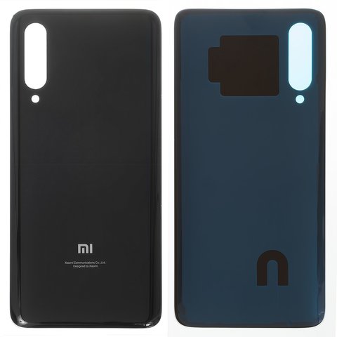 Panel trasero de carcasa puede usarse con Xiaomi Mi 9, negra, M1902F1G