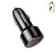 Car Charger Baseus Magic C20C, (black, Quick Charge, with LCD, W, 6 A, 2 outputs, 12-24 V) #CCMLC20A-01