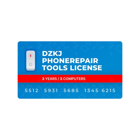 Licencia DZKJ PhoneRepair Tools 3 años 3 ordenadores 