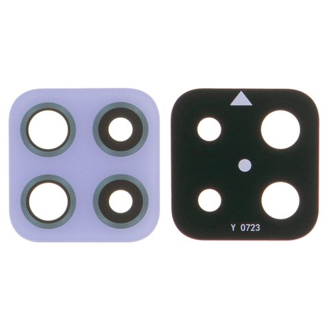 Camera Lens compatible with Samsung A225 Galaxy A22, purple, without frame 