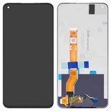LCD compatible with Oppo A36, A76, (black, without frame, High Copy, PESM10, CPH2375, BV06663M-L01-MB00, AA255-BOEE, P6604H3L0-FPCA-P1.1)