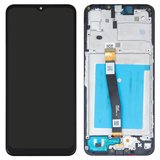 Pantalla LCD puede usarse con Samsung A226 Galaxy A22 5G, negro, con marco, original (vidrio reemplazado)