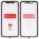 Housing Glass G+OCA PRO compatible with iPhone 11, (with OCA film, with frames, black)