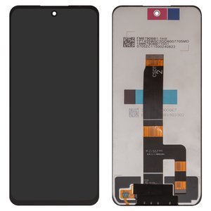 Pantalla LCD puede usarse con Xiaomi Poco M6 Pro 5G, Redmi 12, Redmi 12 5G, negro, sin marco, Box 