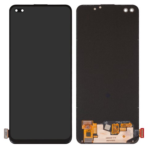 LCD compatible with Oppo A93 4G, Reno4 5G, Reno4 Lite, black, without frame, original change glass  , CPH2121, CPH2123, PDPM00, PDPT00, CPH2091, CPH2125 