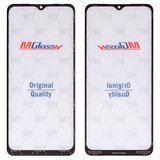 Housing Glass Musttby compatible with Samsung A127 Galaxy A12 Nacho, (with OCA film, black)