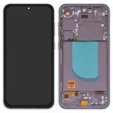 Дисплей для Samsung S711 Galaxy S23 FE, черный, с рамкой, High Copy, (OLED)