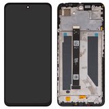 LCD compatible with ZTE Nubia Neo 2 5G (Z2352N), (black, with frame, Original (PRC), TXDI670EBEPX-19)