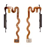 Cable flex puede usarse con Motorola Moto E14, Moto G15, Moto G24, negro, con escáner de huellas dactilares (Touch ID)