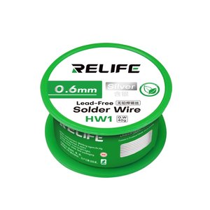 Solder RELIFE HW1, 0,6 mm, 40 g, lead free 