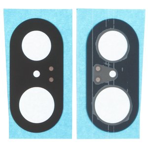 Camera Lens compatible with Google Pixel 8, black, without frame 