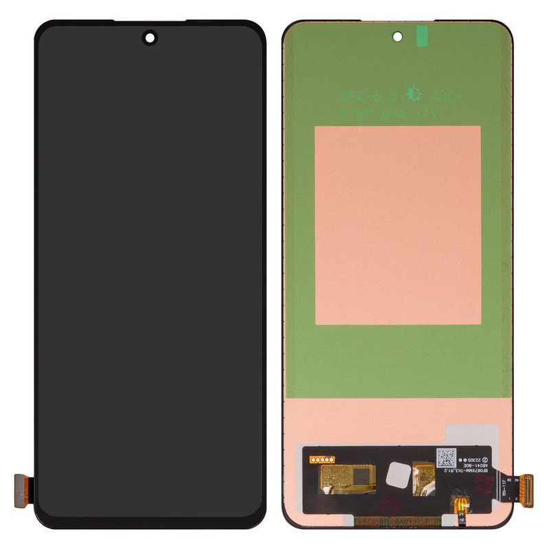 LCD compatible with Realme GT Neo 3, (black, without frame, Copy, (TFT ...