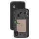 Housing Back Cover compatible with LG E960 Nexus 4, (black, with component)