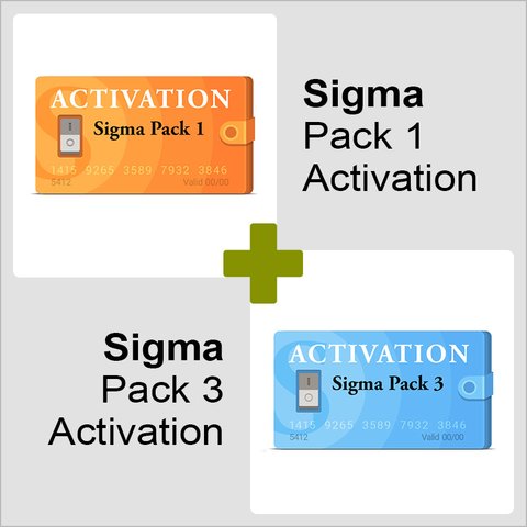 Sigma Pack 1 + Sigma Pack 3 Activations